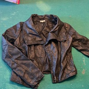 Faux Leather Jacket